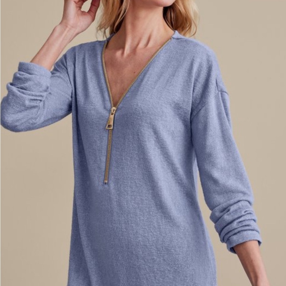 🔴 5 for $40 SALE!
Soft Surroundings Valentina Zip Up Sweater Sz Medium - Picture 1 of 10
